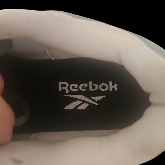 Reebok Green and White Athletic Slip-On Shoes - Picture 3 of 3